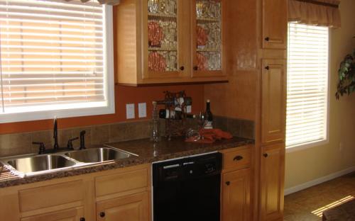 modular home kitchen