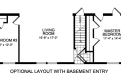 Alternate Floorplan With Basement Access